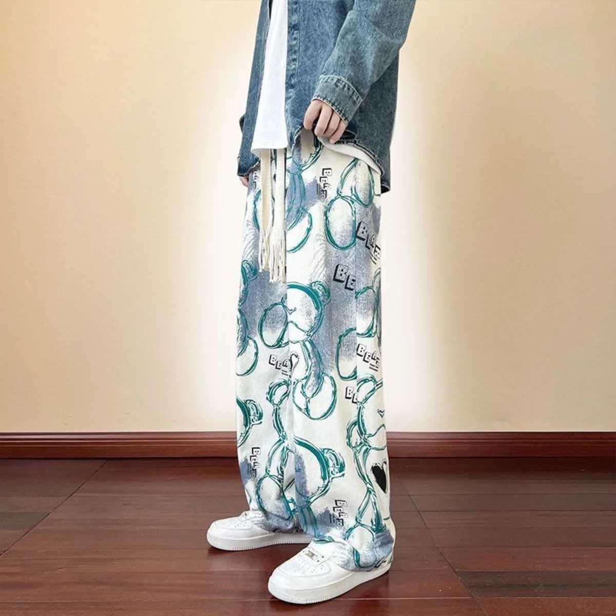 Mens Clothing Casual new Premium Summer Sporty Lightweight Thin printing Long Pants Straight Leg Comfortable Breathable J251203