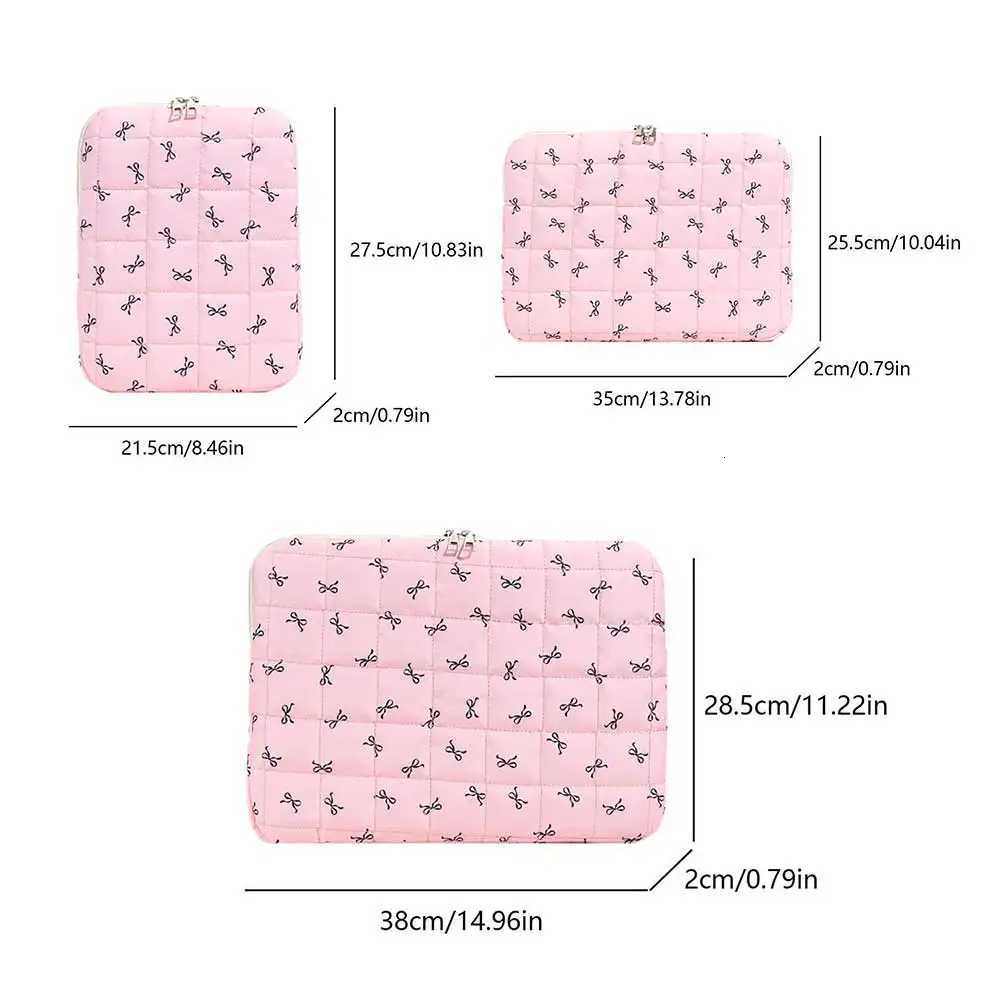 Bow Floral Computer Sleeve Bag Protective Laptop Cover Laptop Bag for Men Women Computer BagW251015