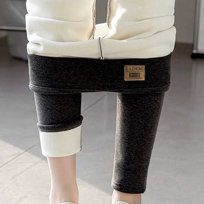 Winter Warm Fleece Lined Leggings for Women Butt Lift High Waist Thermal Pants Solid Comfortable Stretchy Leggins Velvet TightsT251016