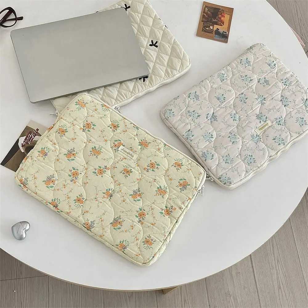 New Rabbit Laptop Sleeve Case Bowknot Broken Flowers Notebook Cover Shockproof Ultra Thin Laptop BagW251015