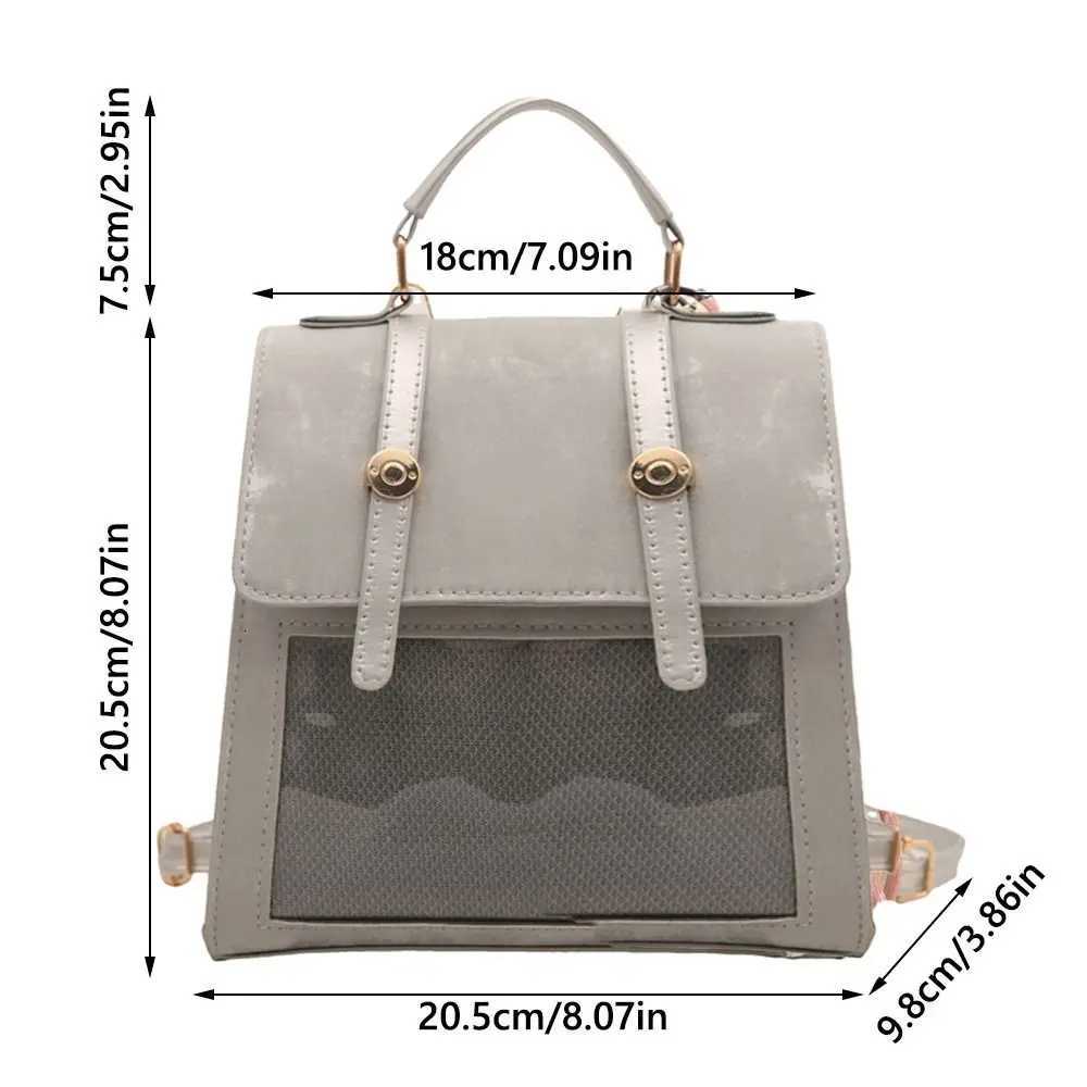 Creative Japan Style JK Girl Itabag Multicolor PU Backpack Highcapacity Waterproof Hand Bag GirlsT251016