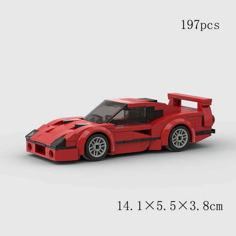 MOC Classical Speed Old Car City Super Racer Model Building Blocks Technical Sports Racing Vehicle Bricks Christmas gift Kid Toy L251016