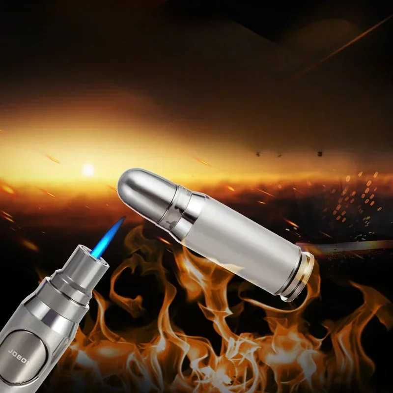 JOBON New Bulletshaped Lighter Jet Multipurpose Butane Gas Torch Lighter Spray Gun Cigarette Lighter Mens Gift Ignition Tool C251016