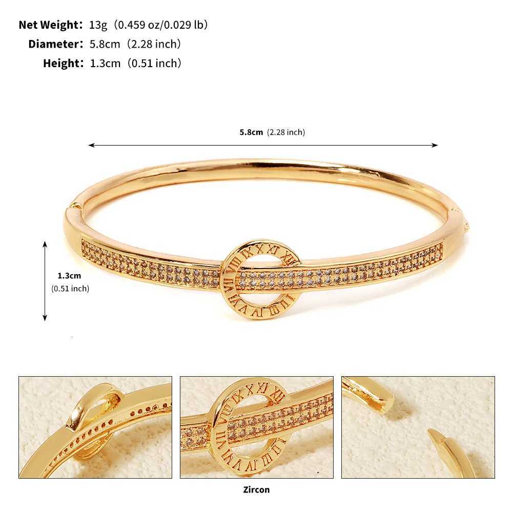 Fashion Wens Bracelet Copper Zirconium Circle Pendant Bracelet Daily Jewelry Bangles Adjustable Festive GiftsW251016
