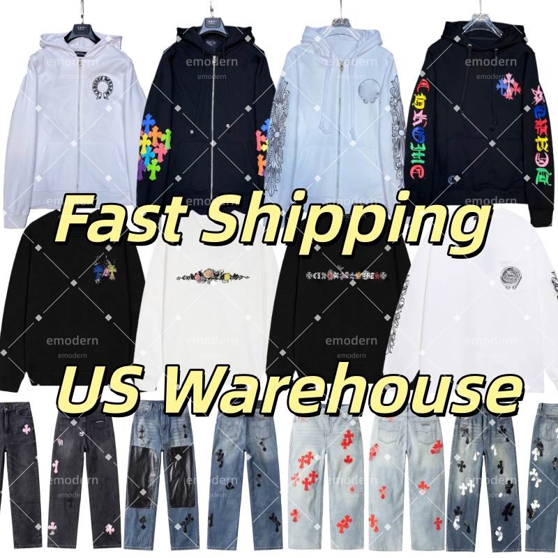 Chrome Hoodie Mens Designer Hoodie Fashion Print Plus Size Sweat Pullover Sanskrit Cross Printed Hooded Sweatshirts Cardigan Men Women Street Casual Zip Up Jackets