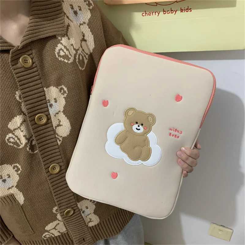 Women Cute Laptop Sleeve Case Table Protective Pouch Bag 11 12 136 14 156 Inch Cartoon Laptop Zipper Bags for Ipad Macbook HPW251015