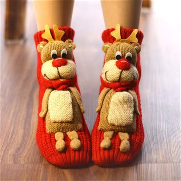 Christmas Halloween 3D Cartoon Socks for Girls - Crazy Cute Kawaii Animal Novelty Custom Socks