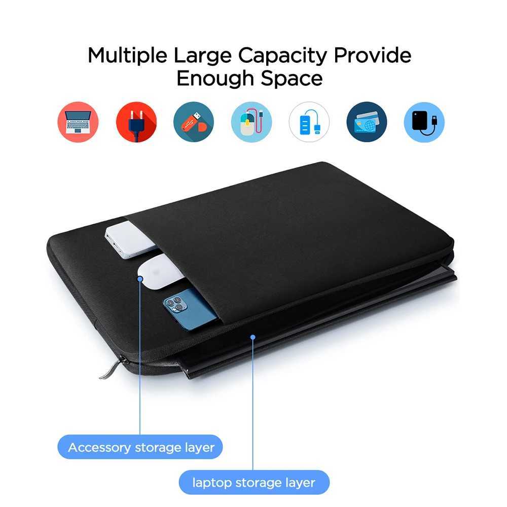 Cdisplay Laptop Bag 18 Inch Notebook Sleeve Case for MacBook Pro 16 14 Air 13 Portable Monitor Lenovo Dell Computer BagW251015