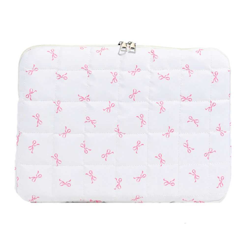 Bow Floral Laptop Sleeve Protective Shockproof Cover Laptop Cover for Men Women Computer BagW251015