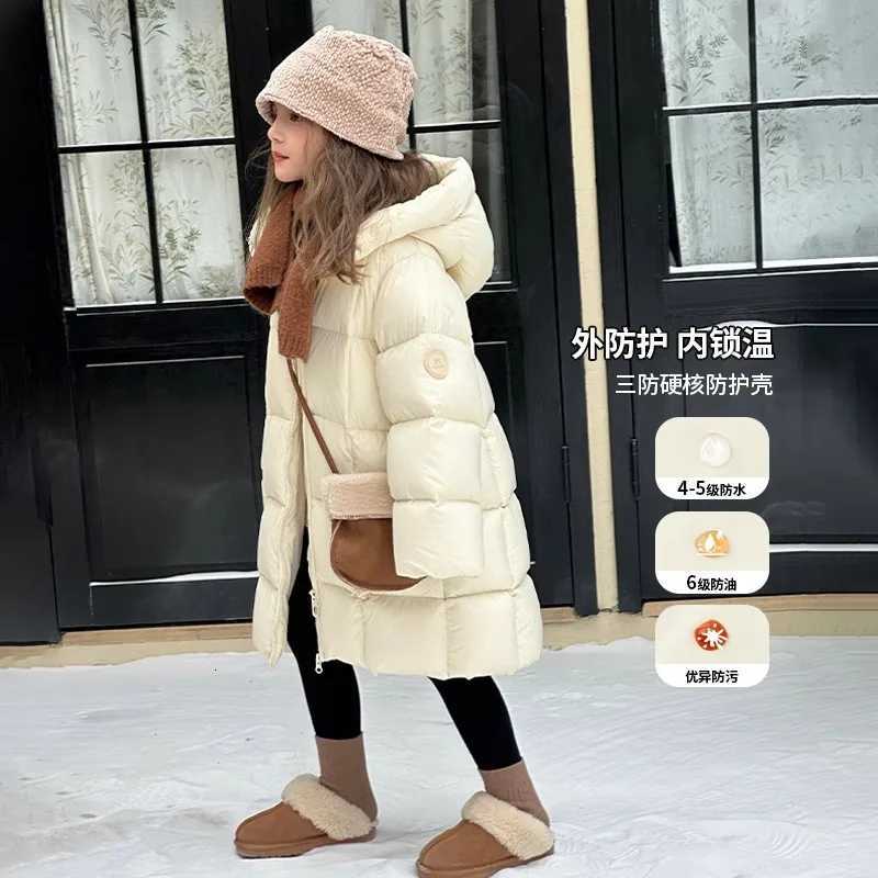Girls Down Coat Winter Western Style Fashion Childrens Autumn Clothing 90 White Thermal Duck DownT251016