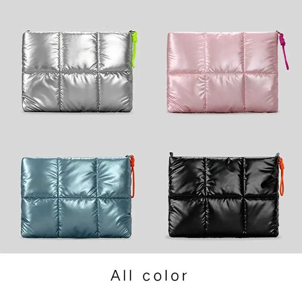 Fashion Trendy Puffy Cotton Laptop Bag Waterproof 14 Inch Laptop Sleeve with Shoulder Strap Shockproof for MacBookLenovoHuaweiW251015