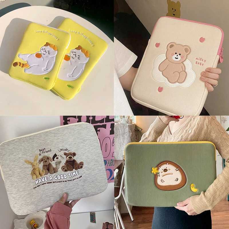 Cartoon Computer Bag Laptop Sleeve Protective Case for Ipad Macbook Huawei 11 12 13 14 15 Inch Shockproof Notebook Carrying BagsW251015