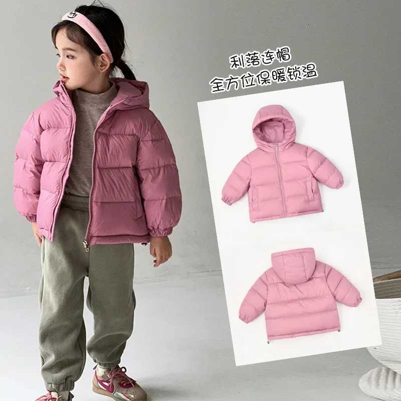 Winter Children Girls Down Jacket Kids Girls Thickened Hooded 90 White Duck Down Outerwear 312 Years Teenager Girl CoatT251016