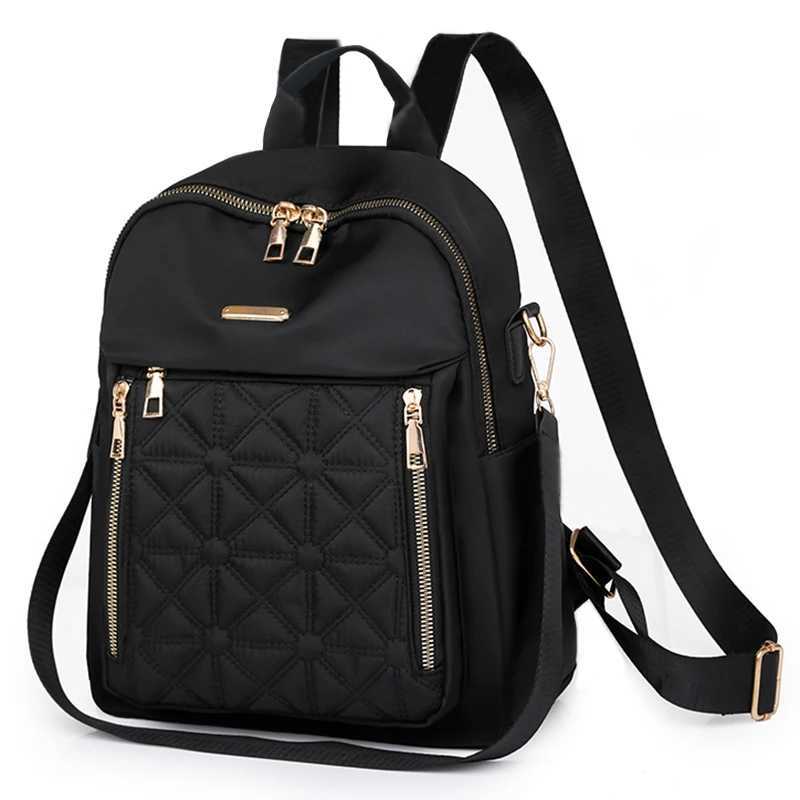 New style fashion multipurpose nylon cloth backpack for travel and school The direction of the zipper is random the style ofT251016