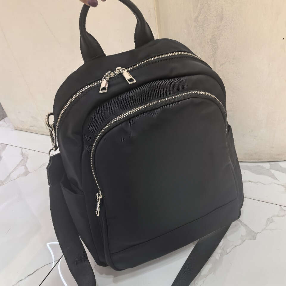 Pattern Women's Casual Waterproof Nylon Backpack College Student Bag Campus Style B5