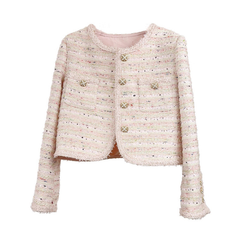 2025 Autumn/Winter New Top Luxury Pink Elf French High Quality Designer Jacket Women's Jacket Autumn/Winter New High design end Elegant Social Sh