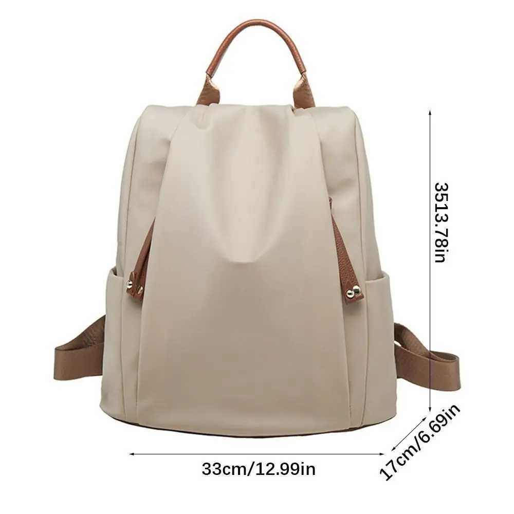 Casual Large Capacity Backpack Multiple Pockets Adjustable Strap Business Backpacks Multifunctional Portable Schoolbag Men WomenT251016