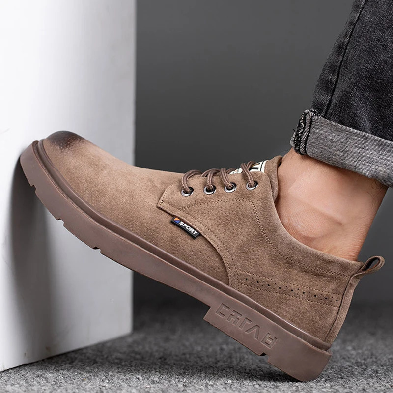 Genuine Leather Male Safety Boots Steel ToeIndestructible Shoes Antipuncture Waterproof Work Shoes Anti scalding Men shoes 251010