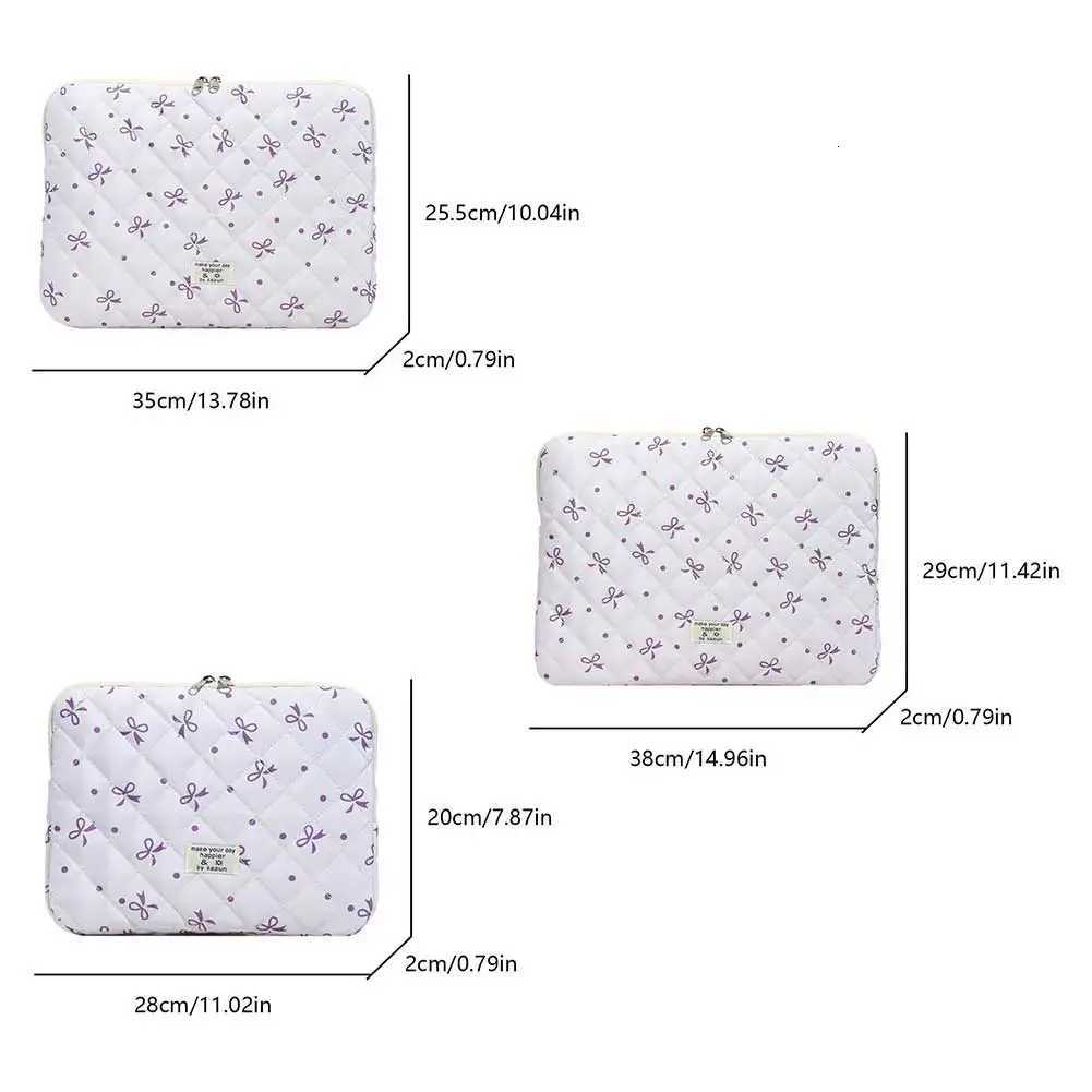Flower Cute Laptop Sleeve Bag with Zipper Laptop Notebook Case Cover Computer Protect Case Pouch Pad Tablet Shockproof BagsW251015