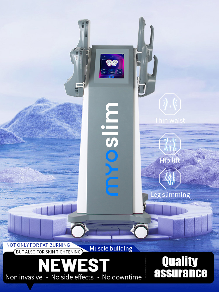 Tesla EMS Machine 6500W Hi EMT Muscle Stimulator Body Slimming Technology Sculpting Salon RF Abdomen