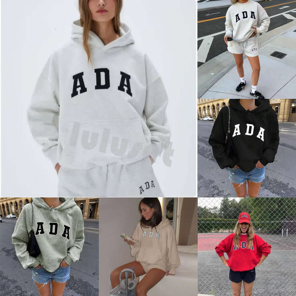 adanola hoodie relaxed fit sport with designer pullover women clothes sportswears round neck letter printed long sleeved sweatshirt fashion shirts