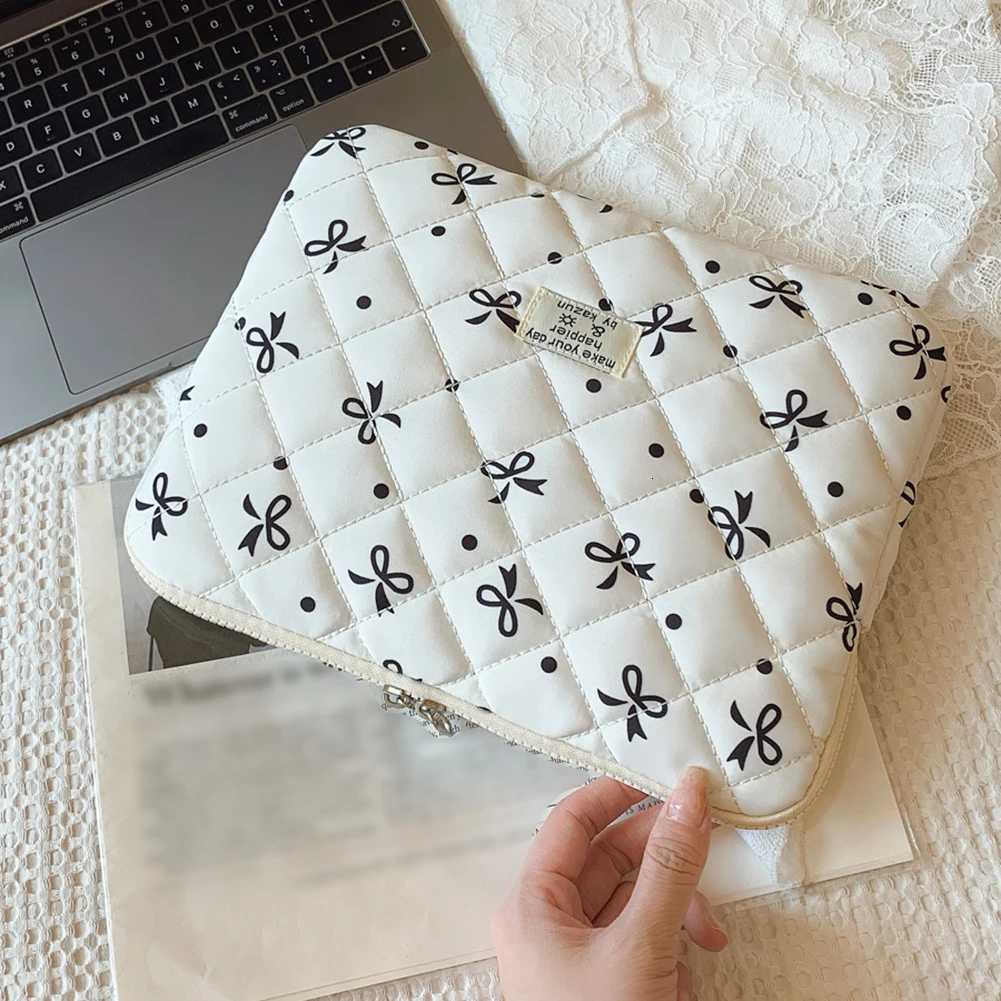 Flower Cute Laptop Sleeve Bag with Zipper Laptop Notebook Case Cover Computer Protect Case Pouch Pad Tablet Shockproof BagsW251015