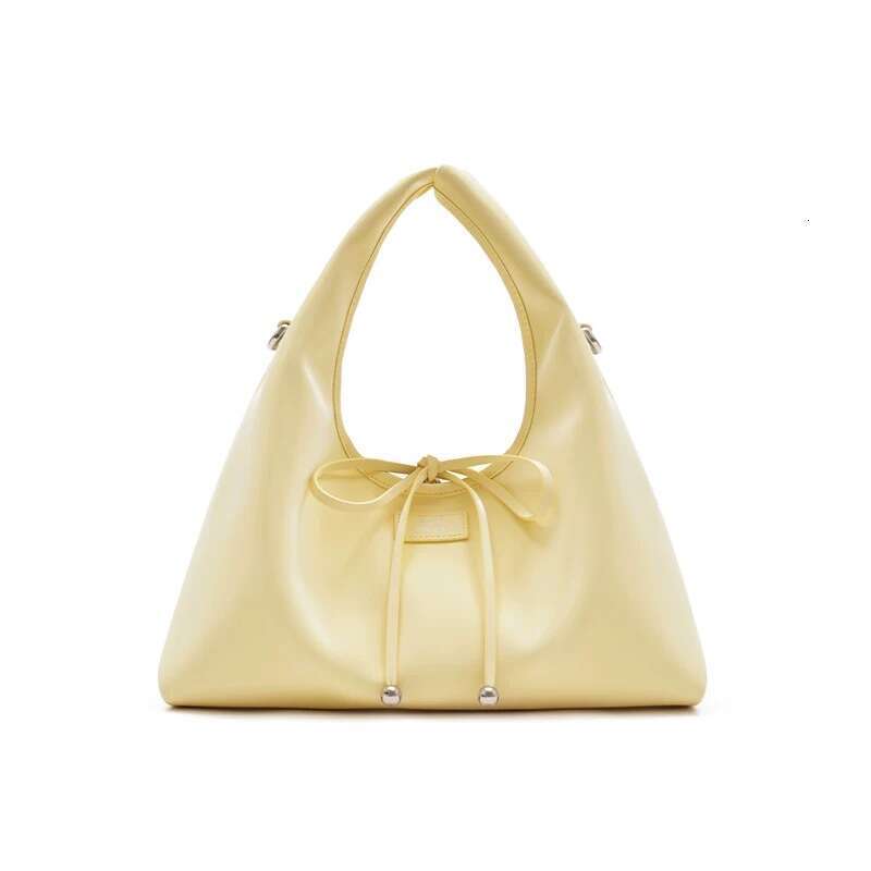 MUVA Triangle Rice Ball Handbag Can Be Carried on One Shoulder or Crossbody Women's Office Small Tote Bag 2025 New Product