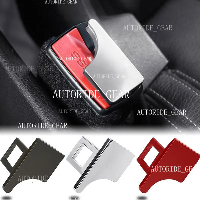 Hidden Car Safety Belt Buckle Clip Utor28 Metal Insert Card Interior Seat Buckles Alert Silencer Seatbelt Auto Accessories