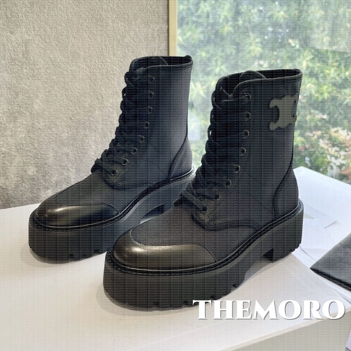 Luxury Ankle Boot Designer Women Boots Ladies Ankle Boot Fashion Chunky Heel Booties Warm Martin Boots 35-40