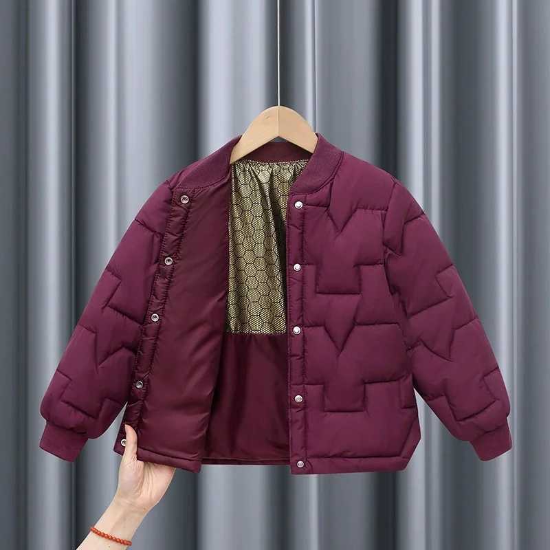2025 Childrens Down Jacket Inner Liner Boys Girls Down Jacket Autumn Winter Thickened Warm Baby Baseball Uniform Student CoatT251016