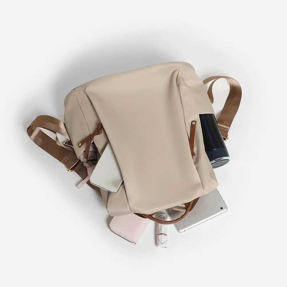 Casual Large Capacity Backpack Multiple Pockets Adjustable Strap Business Backpacks Multifunctional Portable Schoolbag Men WomenT251016