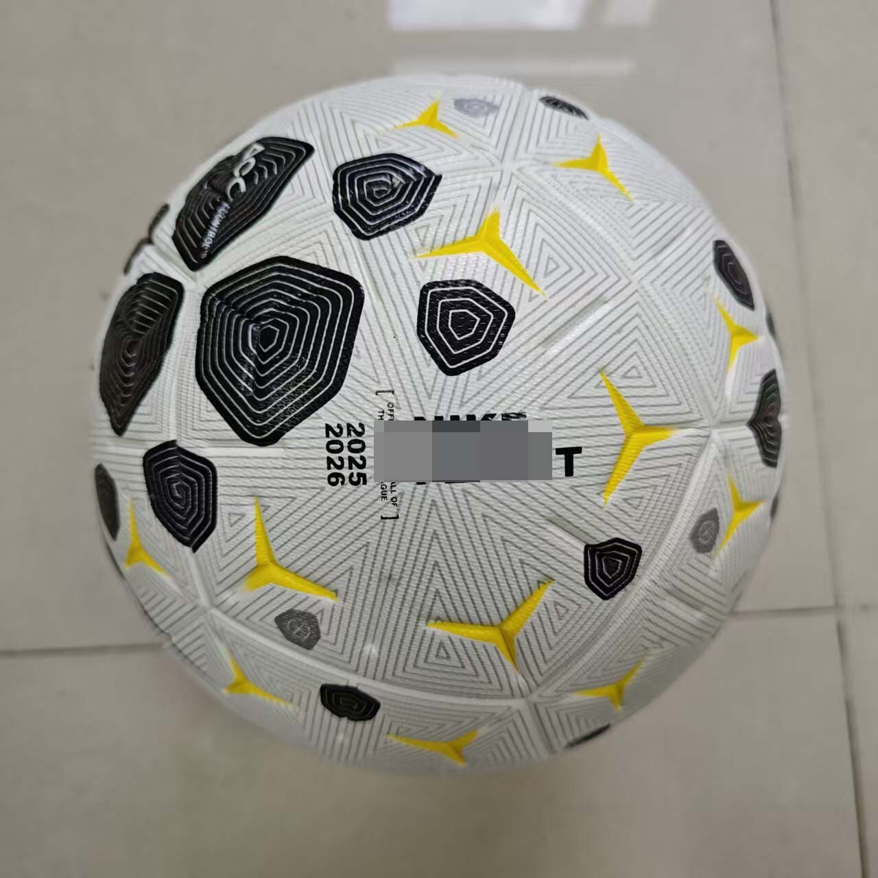 25 26 Spain Style Black and White Soccer Ball Size 5 PU Professional Match Training Football factory Direct 6677