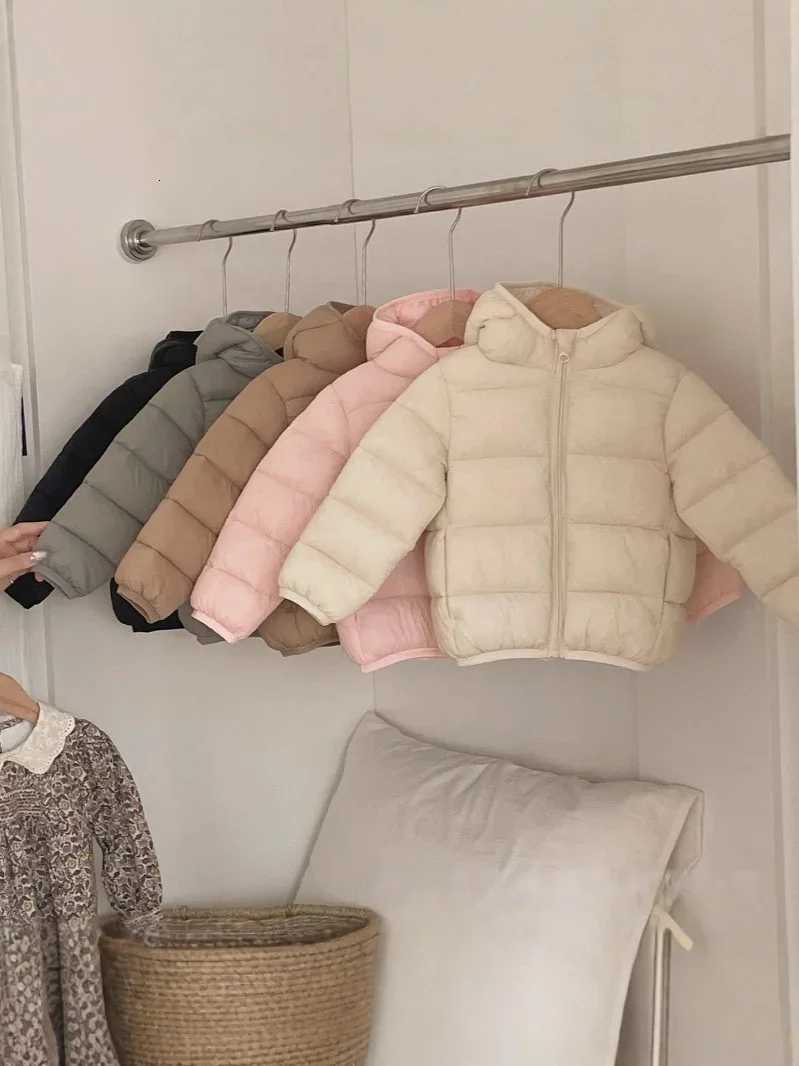 Winter Kids Hooded Coat Unisex Warm Cotton Jacket for Boys Girls Casual Children Thickened OuterwearT251016