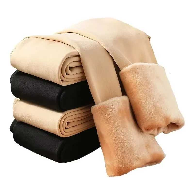 12pairs Fleece Lined Tights Women Thermal Pantyhose Female Winter Panty Polar Skin Black Effect Stockings Womens Thermal SockT251016