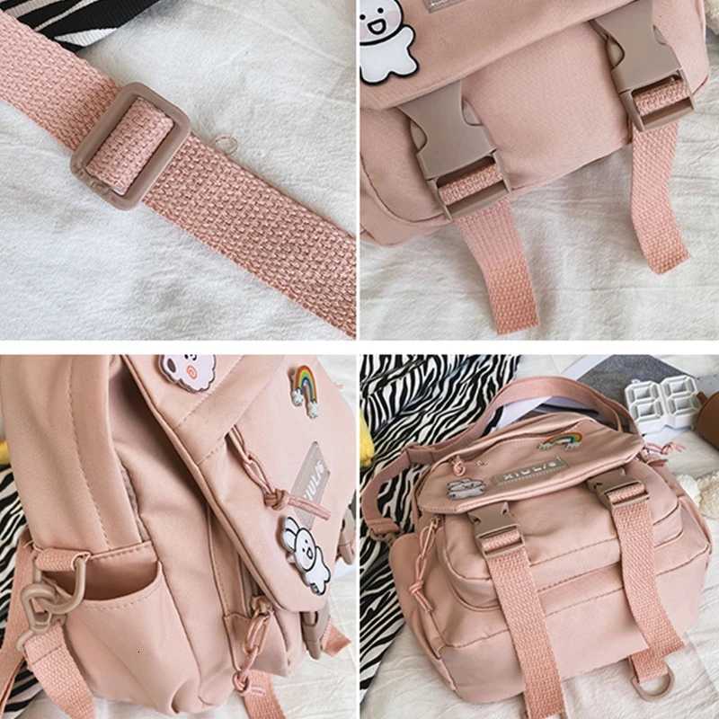 Women Nylon Backpack Convertible Shoulder Bags Ladies Fashion Casual Daypack Travel Small School RucksackT251016