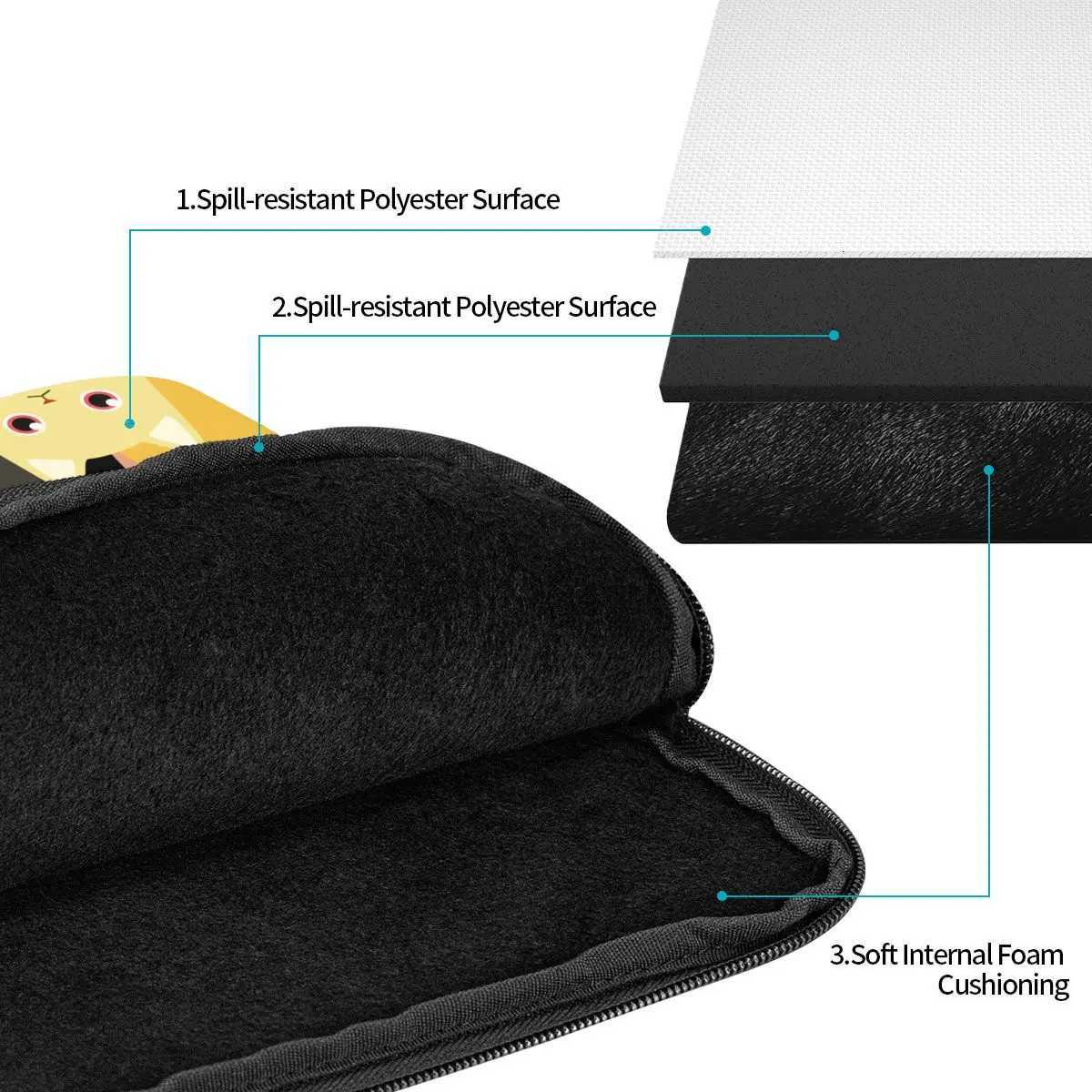 Shockproof Case 10 12 13 15 17 Inch Men Women Cat Laptop Liner Sleeve for Macbook Air Pro Animal Notebook Bag CaseW251015