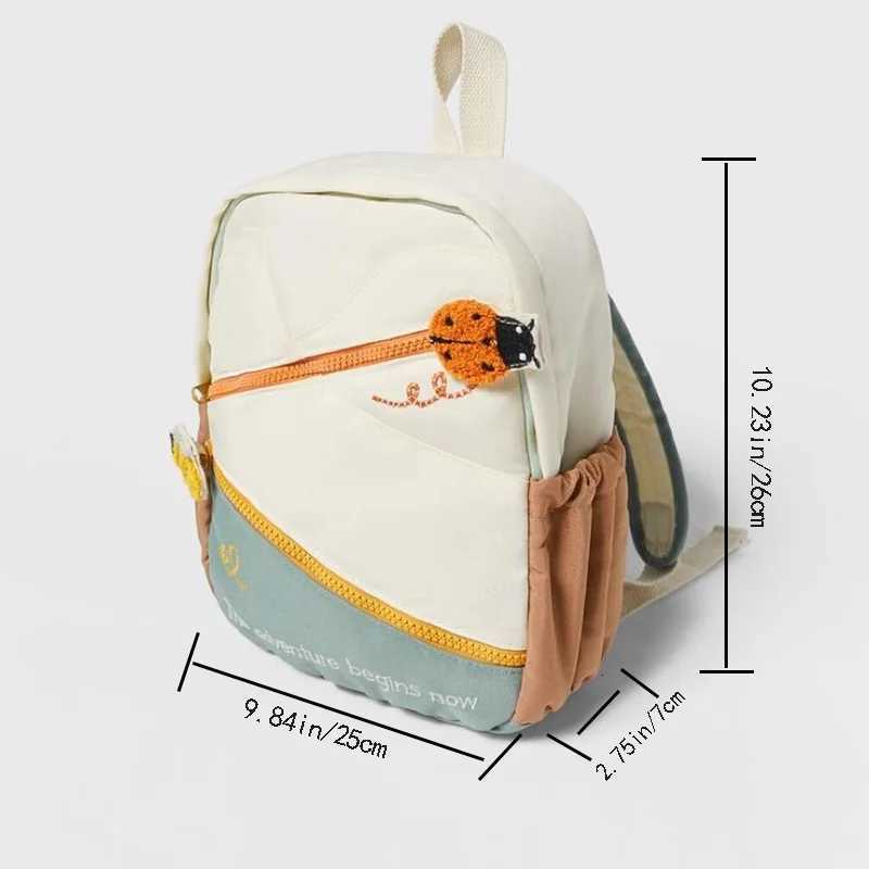 New Lightweight Childrens Backpack Animal Printed Schoolbag Decorations Cute Daily Color Blocking Backpack Unisex TravelT251016