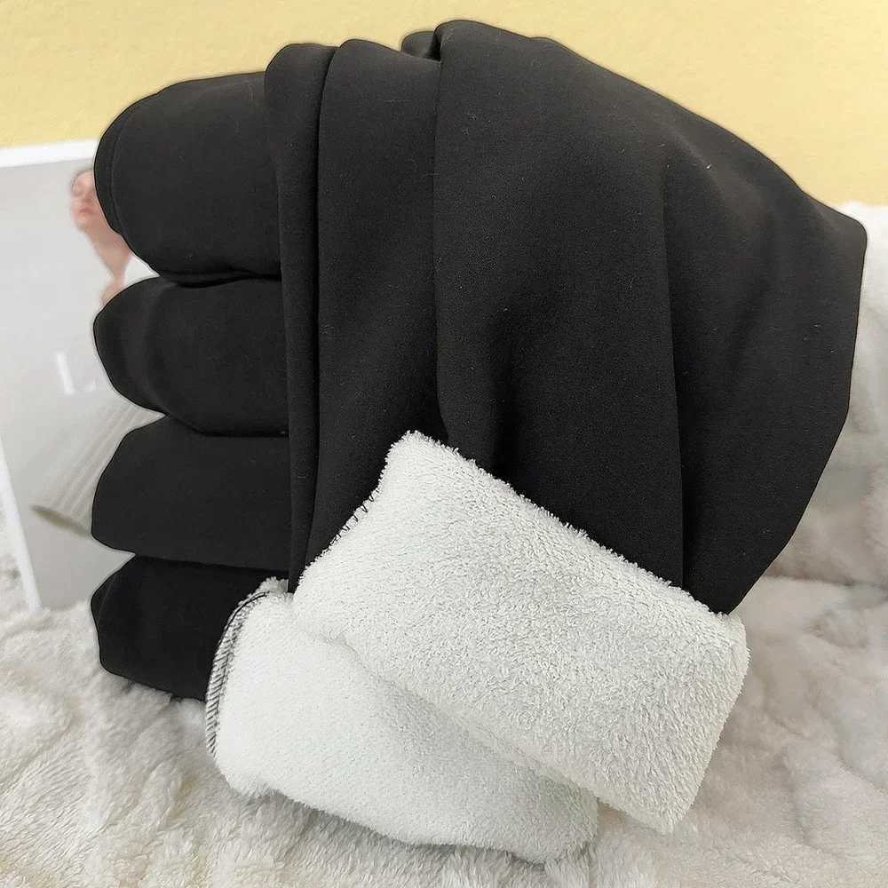 Women Lamb Fleece Legging Seamless High Waist Thick Thermal Legging Fashion Winter Warm Female Tights Insulated Pantalon PantsT251016