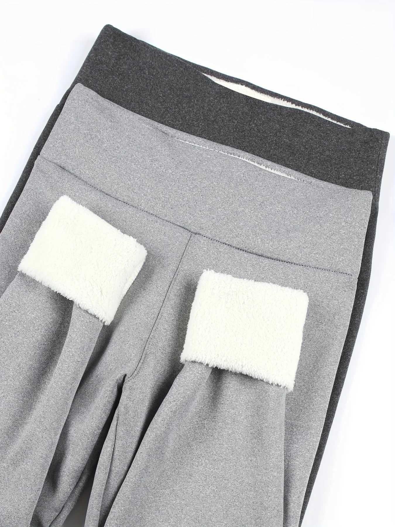 Winter Womens Fleece Lined Thermal Velvet Leggings Slimming High Waist Super Warm Trousers For Cold WeatherT251016