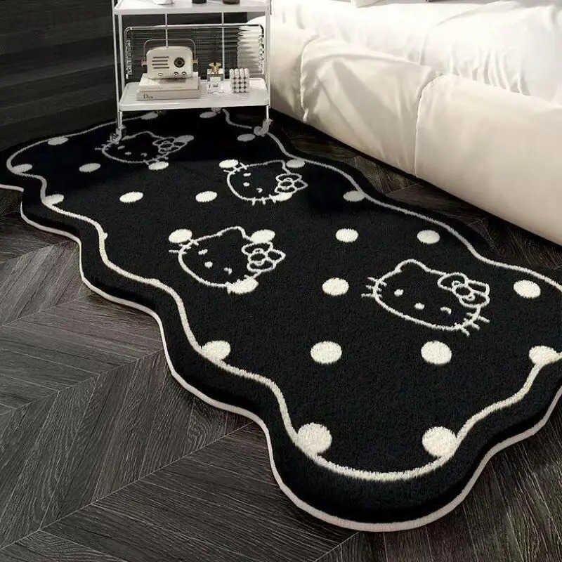 Sanrio Hot Hello Kitty Carpet Doormat Foot Mat Living Room Bedroom Bedside Household Decoration 50160Cm Kawaii Anime New Style L251016