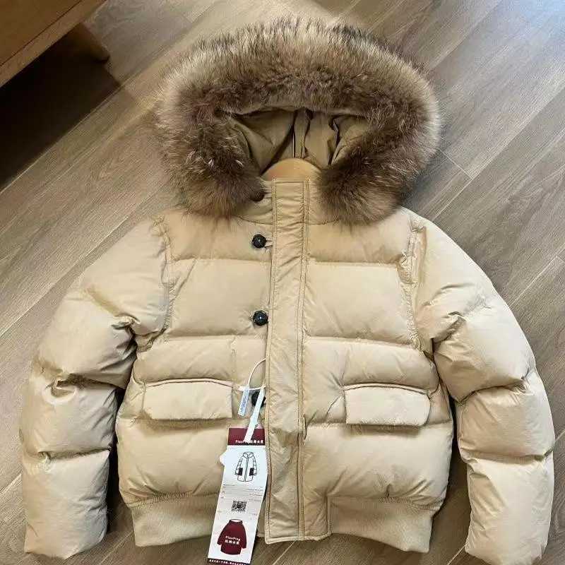 Childrens Down Cotton Jacket Winter Clothing New Girl Thickened Warm and Casual Cold proof Coat 130170cmT251016