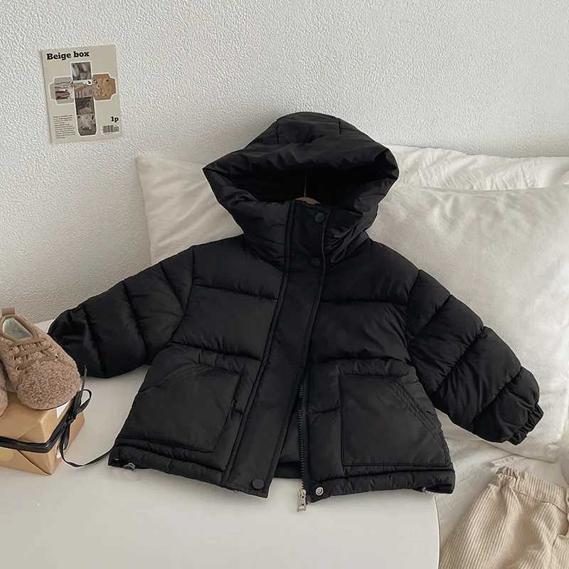 Childrens Down Cotton Jacket Winter Thick Coat New Cotton Jacket for Boys and Girls Babys Stylish Warm HoodedT251016