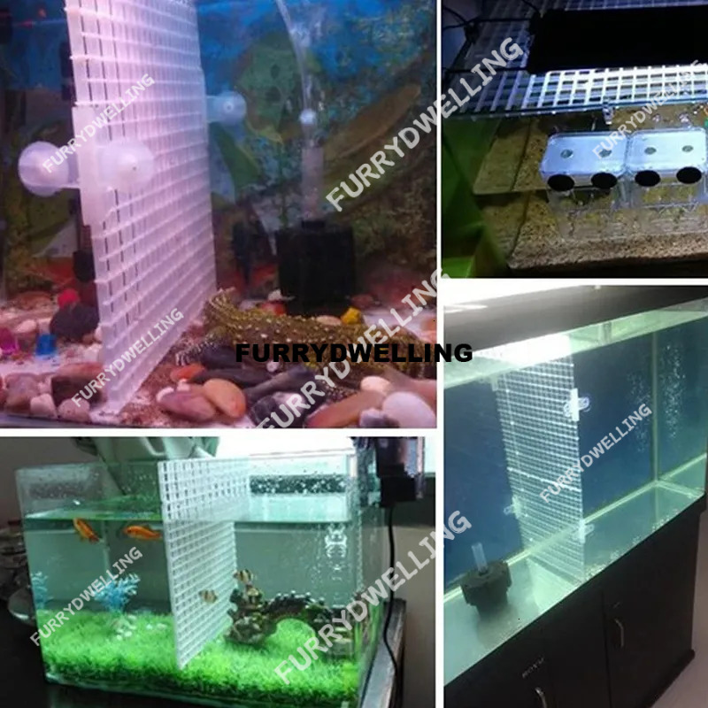Tray Plastic Mesh Aquarium Egg Box Light Dwe74 Diffuser, Fish Tank Divider Filter Bottom Isolation