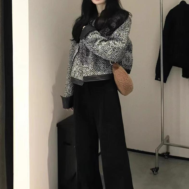 Autumn design and Winter New Top Luxury Plus Size Fat MM Designer Jacket Floral Jacket Women's Autumn and Winter Retro Design Loose Multi functio