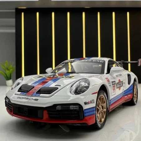 Diecast 132 Porsche 911 997 GT3 RSR Alloy Model Car Miniature Metal Supercar Pullback Vehicle Children Gift for Boys Kid Hottoy W251016