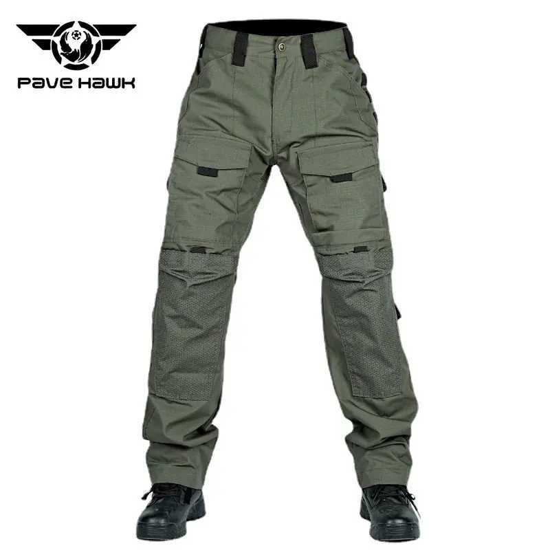 Hunting Tactical Pants Men MultiPockets Waterproof Durable Wearresisting Breathable Outdoor Operations Training Combat Pants J251203