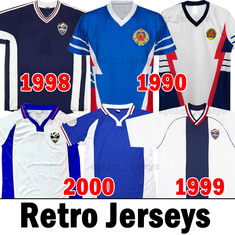 Yugoslavia retro soccer jerseys 1990 1992 1998 99 national football team JOKANOVIC JUGOVIC MIJATOVIC STOJKOVIC MIHAJLOVIC MILOSEVIC 2000 Euro football shirts