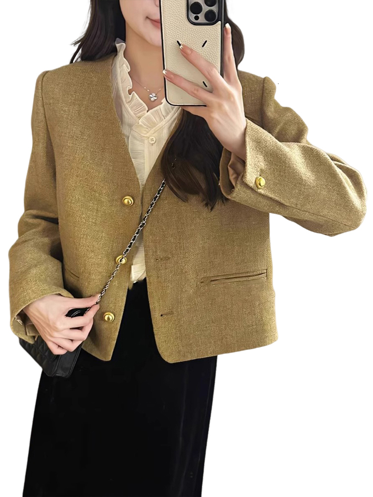 2025 Autumn/Winter Luxury New Top Women's Elegant Designer Jacket Autumn/Winter New Fashion Versatile design Casual Short Jacket