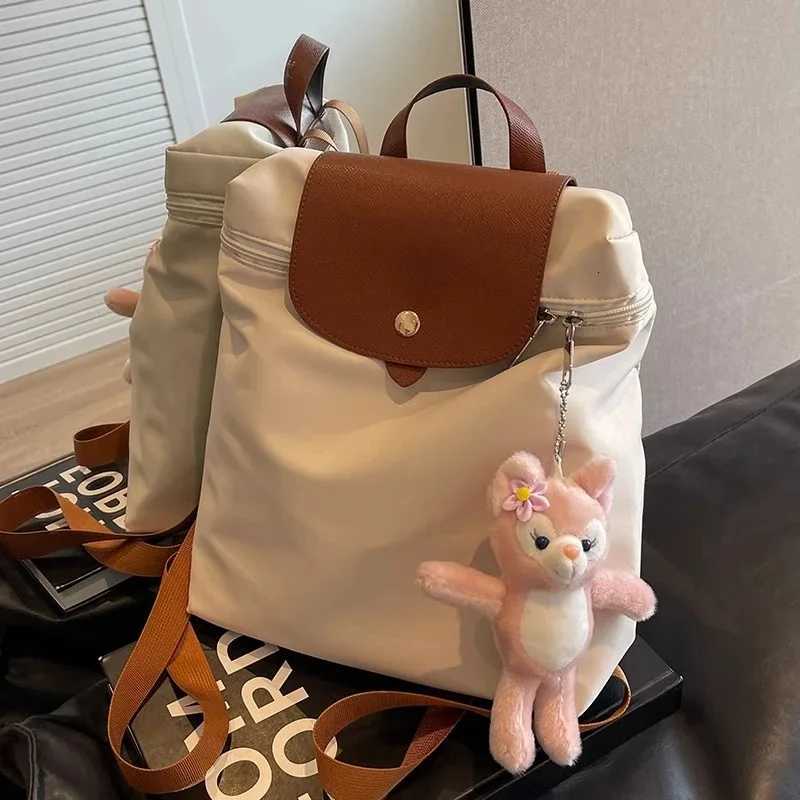 Large Capaci Commuter Ox Cloth Travel Bapa Womens 2025 New Versatile Nylon Bag for Students Class And WorkT251016