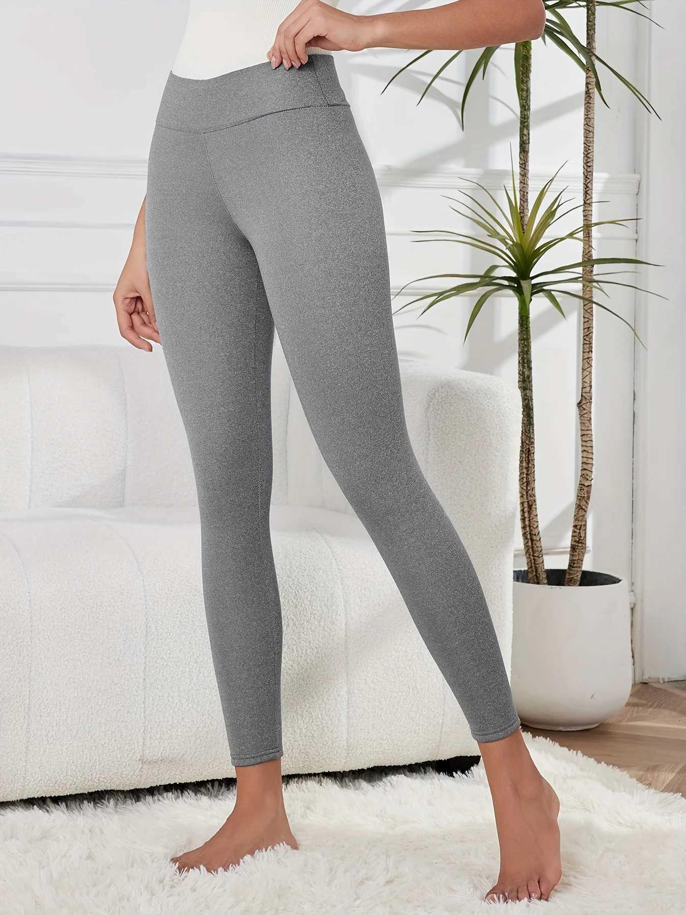 Winter Womens Fleece Lined Thermal Velvet Leggings Slimming High Waist Super Warm Trousers For Cold WeatherT251016